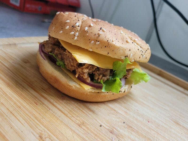 Cliquez pour zoomer ! Burger d’effiloché de porc Thermomix par virginie_d