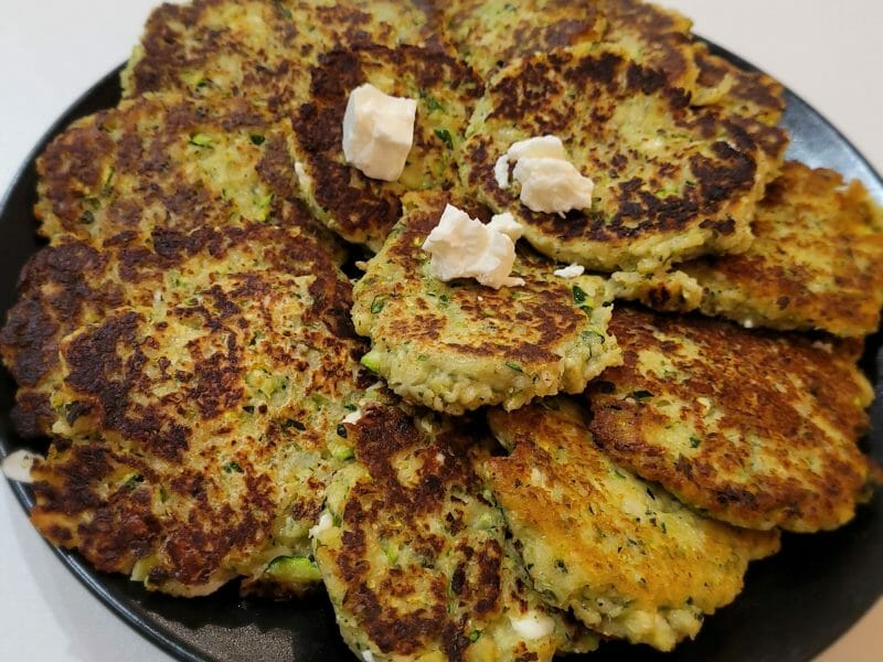 Cliquez pour zoomer ! Galettes de courgettes grecques Thermomix par Anne