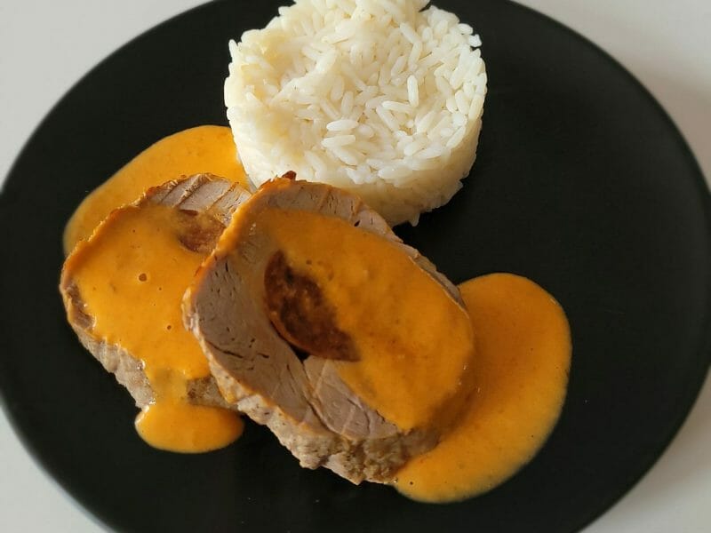 Cliquez pour zoomer ! Filet mignon au chorizo Thermomix par Anne