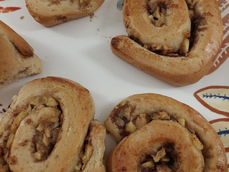 Cliquez pour zoomer ! Roulés aux pommes et à la cannelle Thermomix par Emydriase