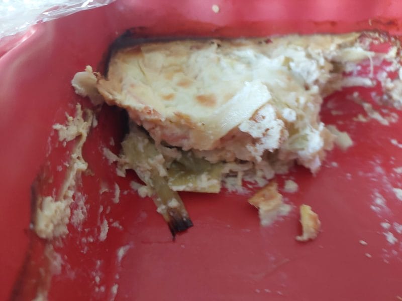 Cliquez pour zoomer ! Flan poireaux, saumon fumé et mozzarella Thermomix par Emydriase