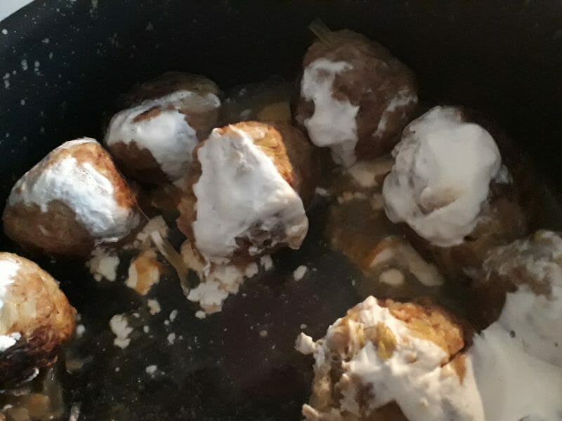 Cliquez pour zoomer ! Boulettes de poireau et boeuf citronné Thermomix par Emydriase