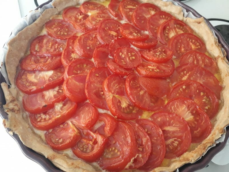 Cliquez pour zoomer ! Tarte tomates et amandes Thermomix par Emydriase