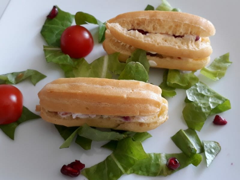 Cliquez pour zoomer ! Mini éclairs au saumon fumé Thermomix par Emydriase