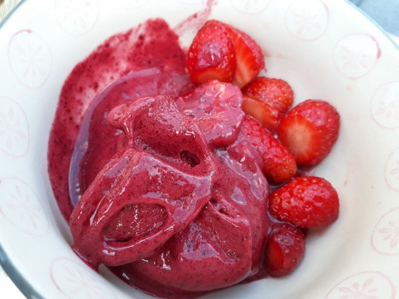 Cliquez pour zoomer ! Sorbet aux mûres Thermomix par Emydriase