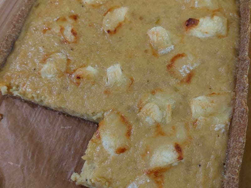 Cliquez pour zoomer ! Quiche oignons, chèvre et miel Thermomix par Emydriase