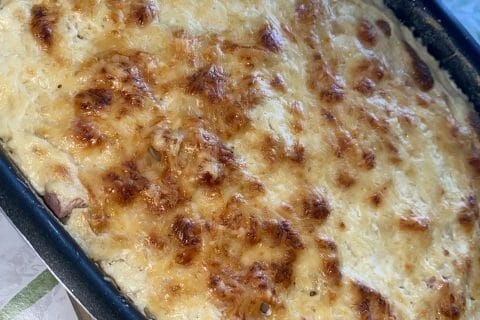 Cliquez pour zoomer ! Gratin de fusilli au jambon Thermomix par geeksy