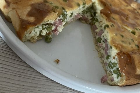 Cliquez pour zoomer ! Quiches petits pois et lardons Thermomix par geeksy