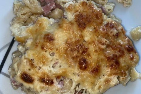 Cliquez pour zoomer ! Gratin de fusilli au jambon Thermomix par geeksy