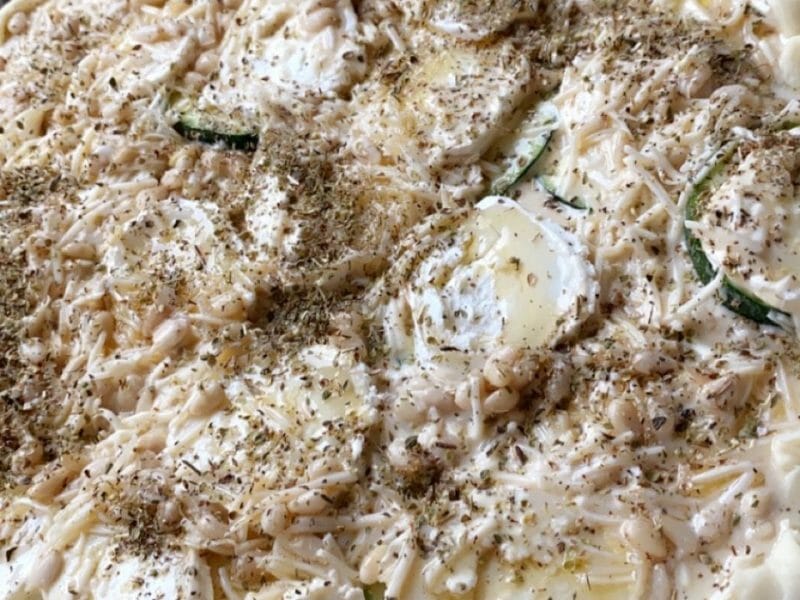 Cliquez pour zoomer ! Tarte courgettes, chèvre et pignons de pin Thermomix par geeksy