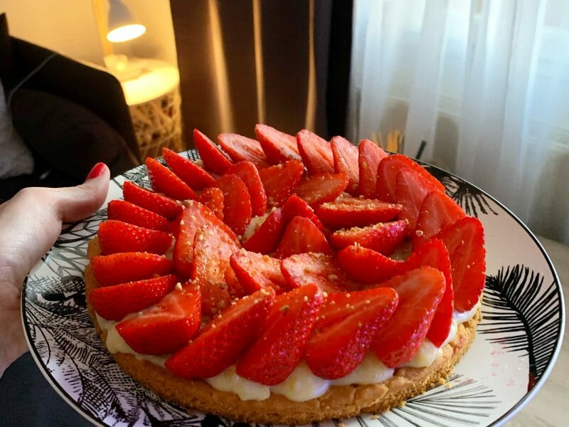 Cliquez pour zoomer ! Tarte aux fraises Thermomix par lauragcv