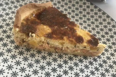 Cliquez pour zoomer ! Quiche saumon et courgettes Thermomix par mamzelle