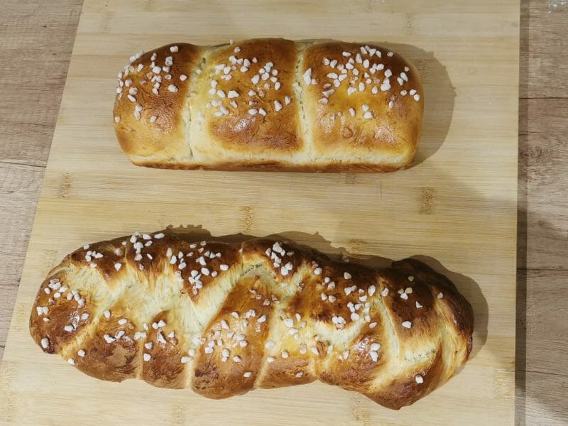 Cliquez pour zoomer ! Brioche tressée à la mie filante Thermomix par suzyetsylvain