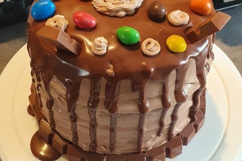 Cliquez pour zoomer ! Layer cake Kinder Bueno Thermomix par pau_18