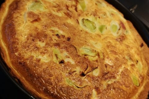 Cliquez pour zoomer ! Gâteau poireaux, lardons et fromage Thermomix par Anais55190