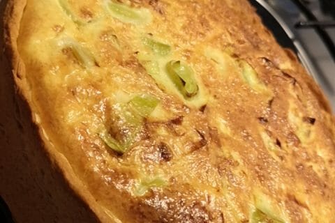 Cliquez pour zoomer ! Gâteau poireaux, lardons et fromage Thermomix par Anais55190