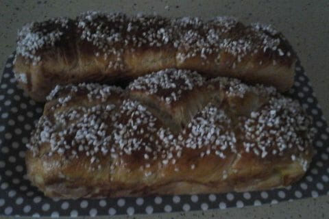 Cliquez pour zoomer ! Brioche tressée à la mie filante Thermomix par Bamby