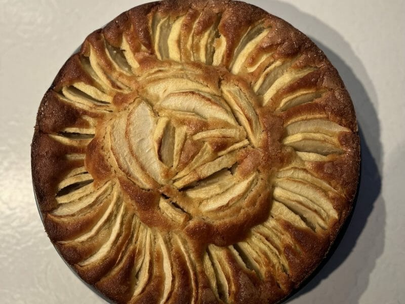 Cliquez pour zoomer ! Gâteau aux pommes et mascarpone Thermomix par audreyfred