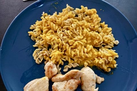 Cliquez pour zoomer ! Fusilli à la crème de potimarron et gorgonzola Thermomix par Blanchecvn