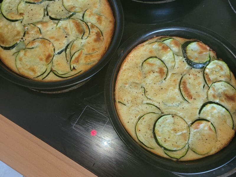 Cliquez pour zoomer ! Clafoutis courgettes et feta Thermomix par jennifyse