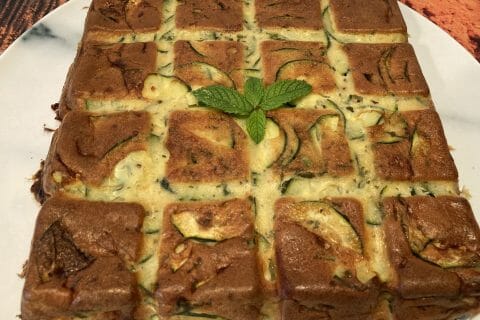 Cliquez pour zoomer ! Gâteau invisible aux courgettes Thermomix par Juljo
