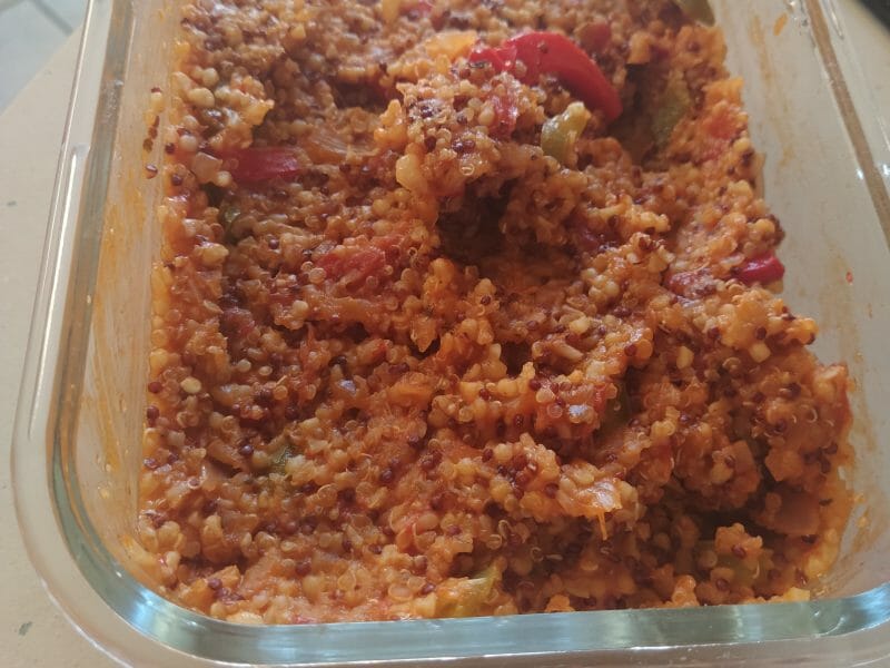 Cliquez pour zoomer ! Quinoa sauce basquaise Thermomix par leila_24