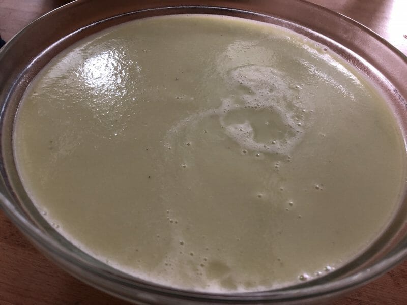 Cliquez pour zoomer ! Soupe froide courgette et concombre Thermomix par lapucesalsa