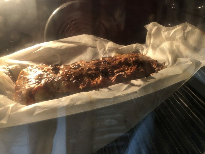 Cliquez pour zoomer ! Cake aux poivrons, fêta et olives Thermomix par lapucesalsa