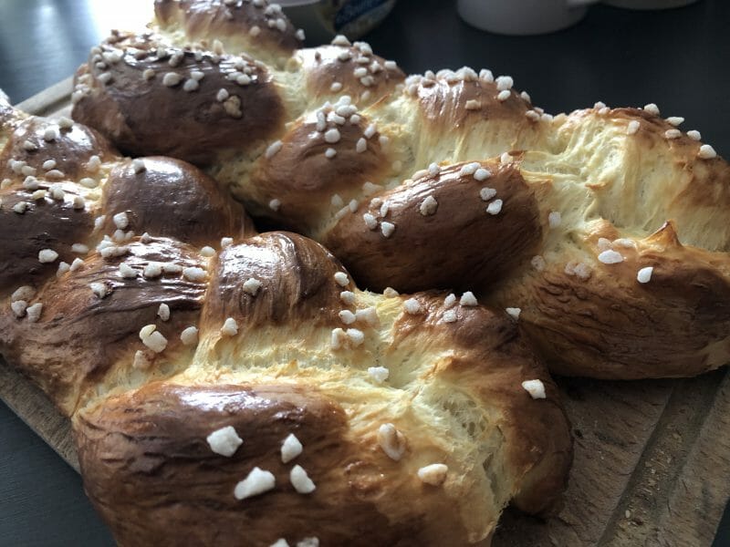 Cliquez pour zoomer ! Brioche tressée à la mie filante Thermomix par lapucesalsa