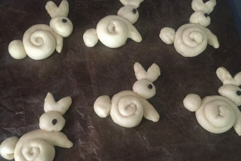 Cliquez pour zoomer ! Brioches lapin de Pâques Thermomix par Milie74