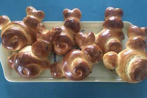 Cliquez pour zoomer ! Brioches lapin de Pâques Thermomix par Milie74