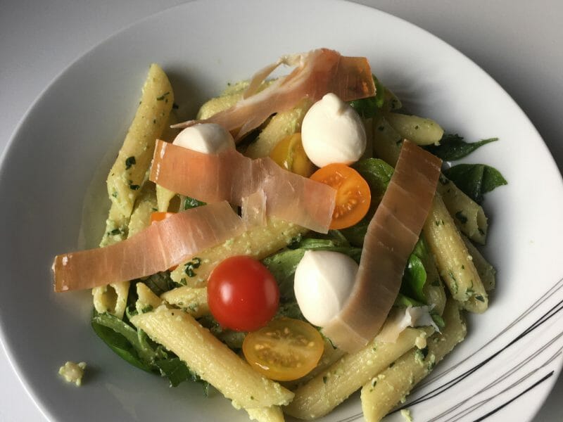 Cliquez pour zoomer ! Salade de penne à l’italienne Thermomix par Milie74