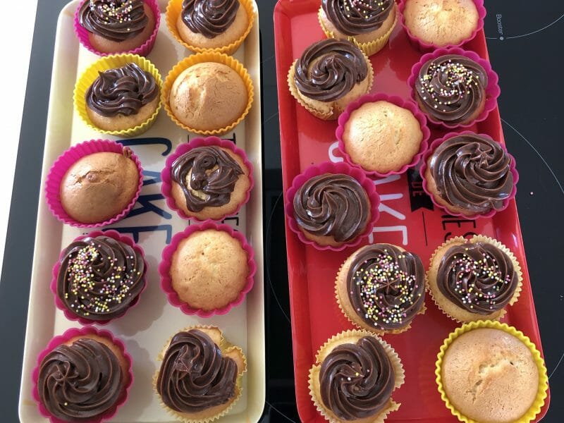 Cliquez pour zoomer ! Cupcakes au nutella Thermomix par Milie74