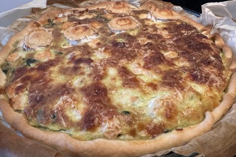 Cliquez pour zoomer ! Tarte épinards, saumon et chèvre Thermomix par sim23