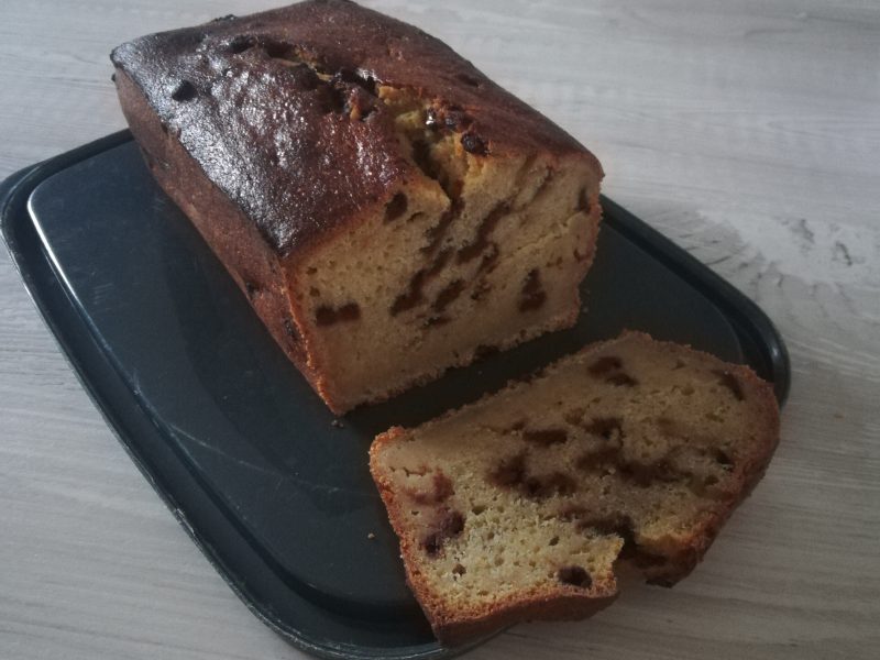 Cliquez pour zoomer ! Cake banane et pépites de chocolat Thermomix par marie-mathilde_1