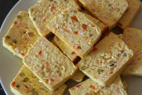 Cliquez pour zoomer ! Terrine de macédoine et surimi Thermomix par Ln