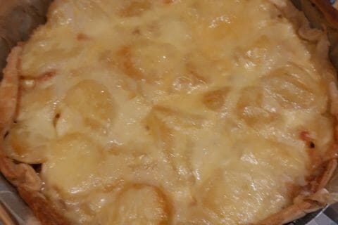 Cliquez pour zoomer ! Tarte aux pommes de terre et lardons Thermomix par Ln