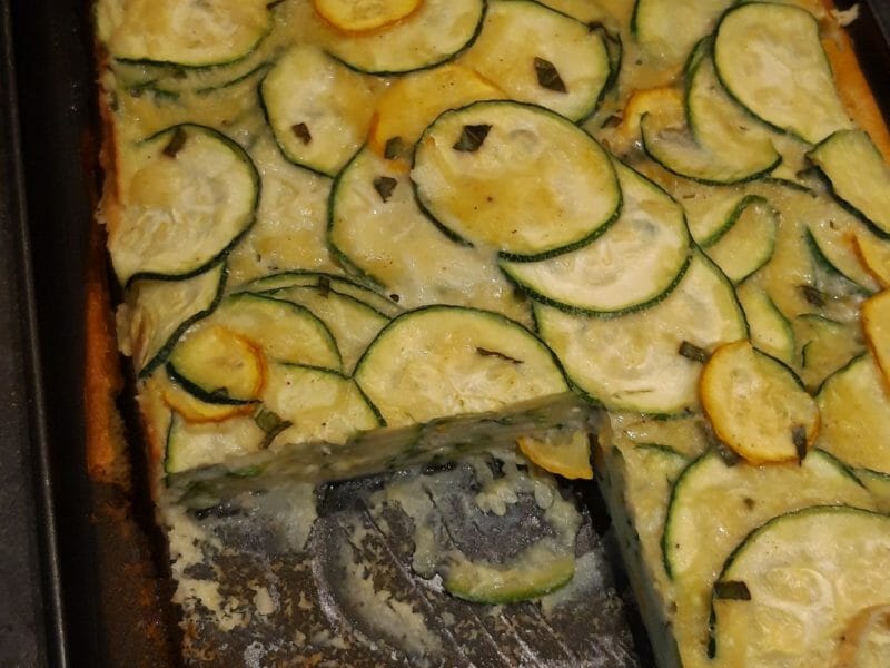 Cliquez pour zoomer ! Gâteau invisible aux courgettes Thermomix par Ln