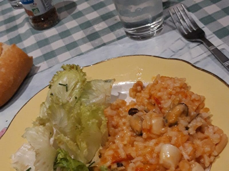 Cliquez pour zoomer ! Risotto aux fruits de mer Thermomix par Ln