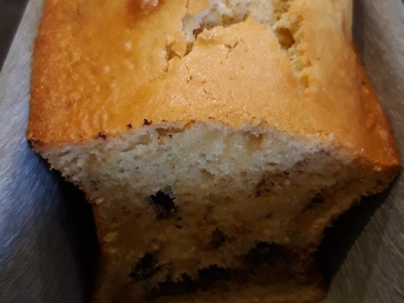 Cliquez pour zoomer ! Plum cake aux pépites de chocolat Thermomix par Ln