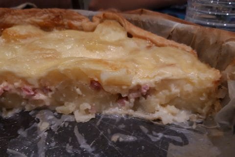 Cliquez pour zoomer ! Tarte aux pommes de terre et lardons Thermomix par Ln