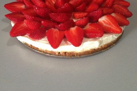 Cliquez pour zoomer ! Tarte aux fraises sans cuisson Thermomix par njcb