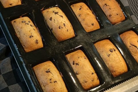 Cliquez pour zoomer ! Cake banane et pépites de chocolat Thermomix par ahlem68