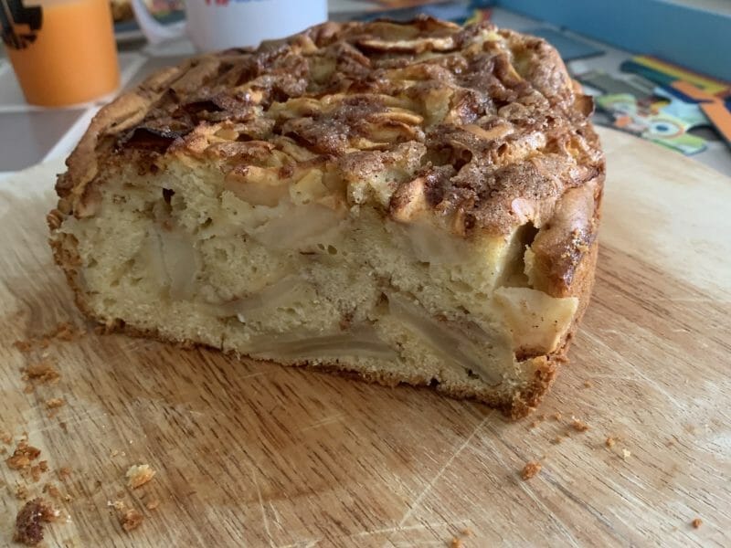 Cliquez pour zoomer ! Cake aux pommes à l’ancienne Thermomix par marion673