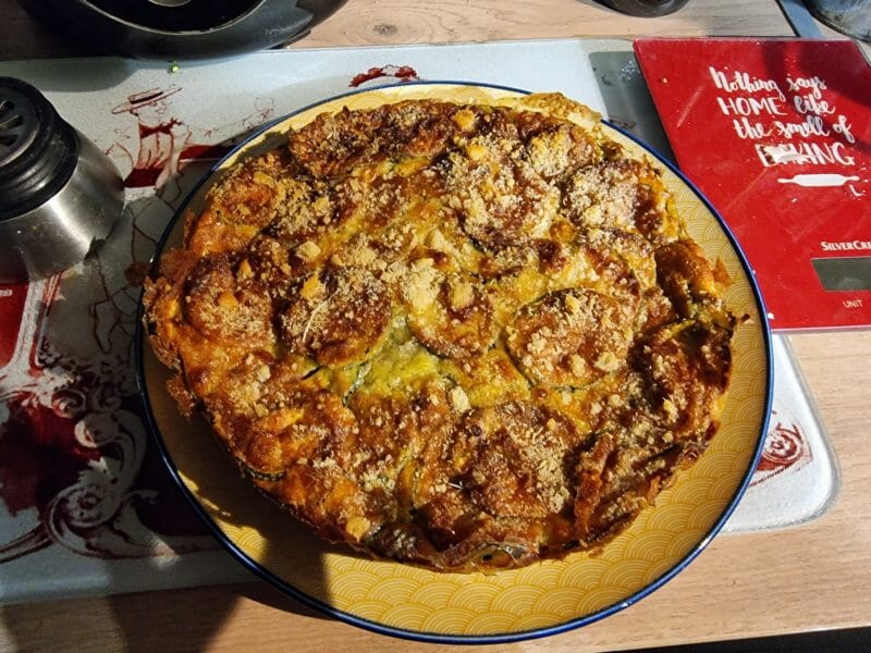 Cliquez pour zoomer ! Gâteau invisible aux courgettes Thermomix par Karine H20athome