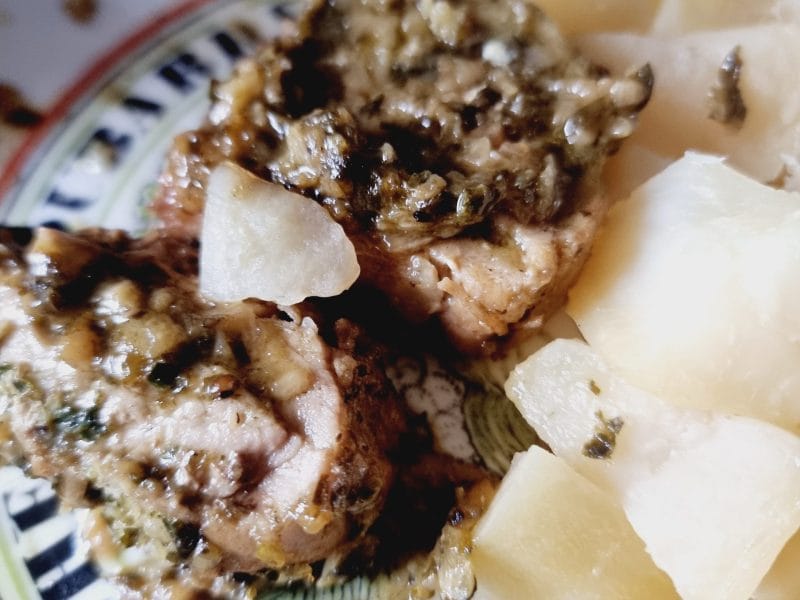 Cliquez pour zoomer ! Filet mignon de porc à l’ail Thermomix par Karine H20athome