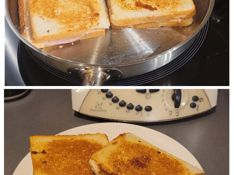 Cliquez pour zoomer ! Croque monsieur Cyril Lignac Thermomix par Agathe RS