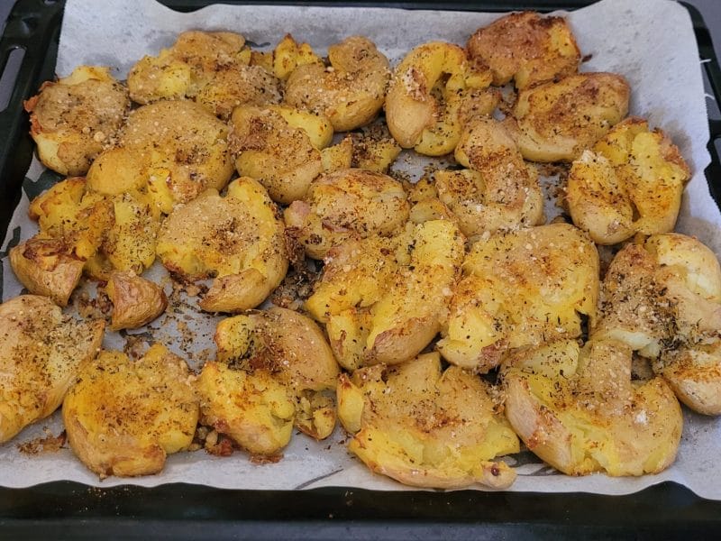 Cliquez pour zoomer ! Smashed potatoes Thermomix par Agathe RS