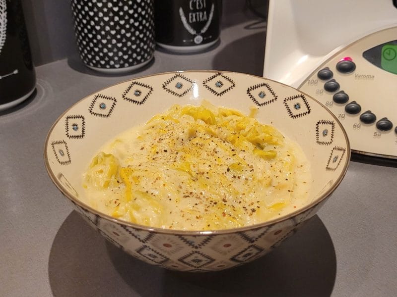 Cliquez pour zoomer ! Fondue de poireaux Thermomix par Agathe RS
