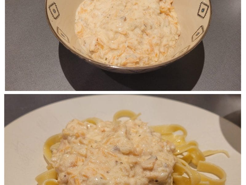 Cliquez pour zoomer ! Spaghettis au saumon fumé Thermomix par Agathe RS